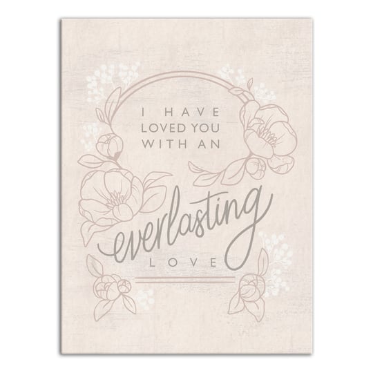 Everlasting Love 12" x 16" Canvas Wall Art